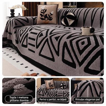 🎉Posebna ponuda! 🛋️Mekane i protuklizne plišane navlake za kauč【180 × 130 cm】