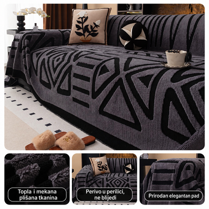 🎉Posebna ponuda! 🛋️Mekane i protuklizne plišane navlake za kauč【180 × 130 cm】