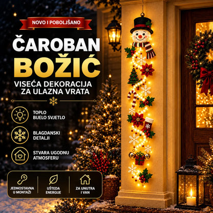 🎄🎃 Zadnji dan! 🎅 Iskoristite 49% popusta na svjetleći božićni ukras za vrata! Sve u jednom: svjetla, vrpce i blagdanski ukrasi savršeno spojeni.