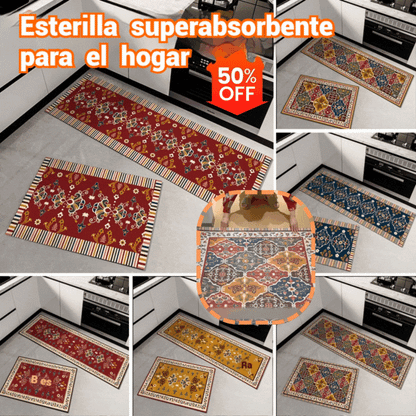 🔥【40cm × 60cm + 40cm × 120cm】🏠 Super upijajuća prostirka za pod, protuklizna, brzo se suši, lijepa i praktična – za dom