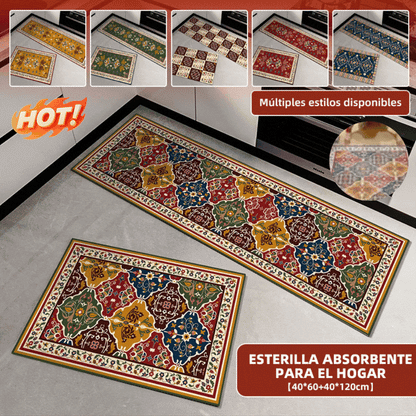 🔥【40cm × 60cm + 40cm × 120cm】🏠 Super upijajuća prostirka za pod, protuklizna, brzo se suši, lijepa i praktična – za dom