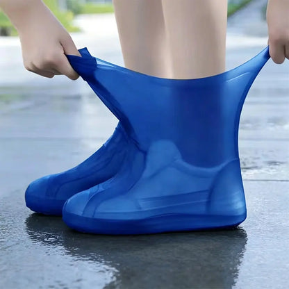 【2 para za 18 €】Spriječi da ti se tenisice smoče! Izdržljive vodootporne navlake za obuću: neklizajuće i sklopive – savršene za nošenje u torbi 🌧️