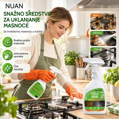 🔥Ograničeno vrijeme u pola cijene!🔥Novo sredstvo za uklanjanje mrlja od ulja iz 2026., jedno prskanje i automatski će razbiti mrlje, nema potrebe za teškim ribanjem