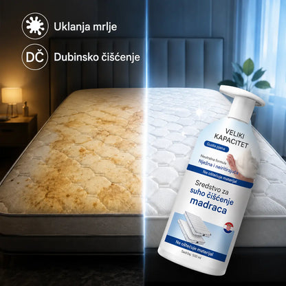 🔥【Akcija – 50% popusta】Sredstvo za čišćenje madraca, ne treba vodu, uklanja mrlje od urina i ostale mrlje na madracima
