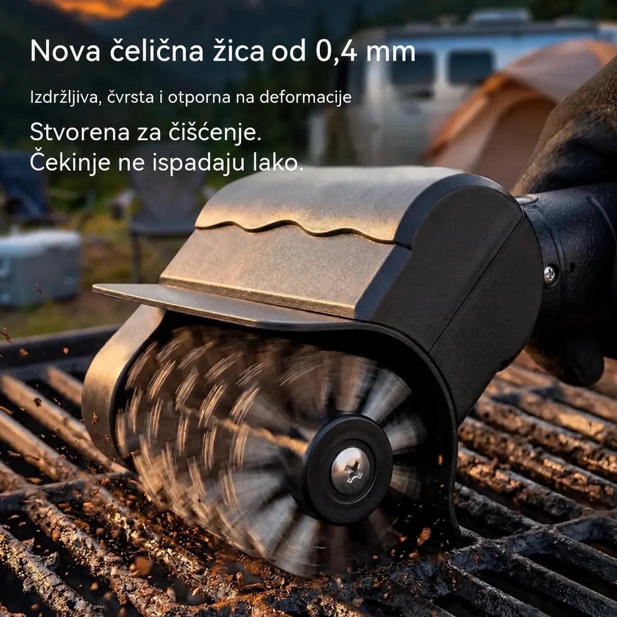 🔋🧹 Bežična električna četka za čišćenje roštilja – litijska baterija, višenamjenska i jednostavna za korištenje 🔥🍖