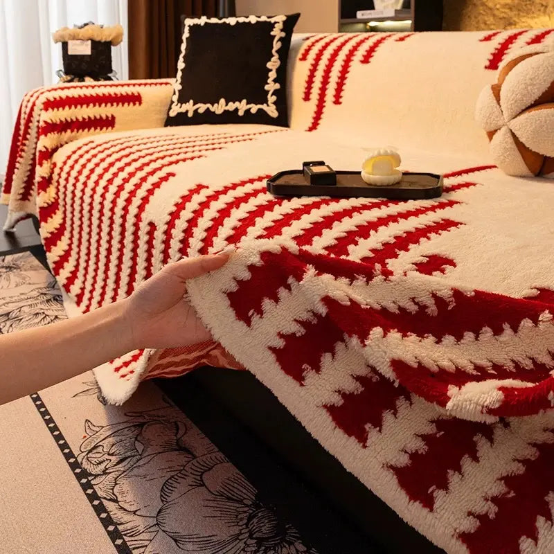 🎉Posebna ponuda! 🛋️Mekane i protuklizne plišane navlake za kauč【180 × 130 cm】