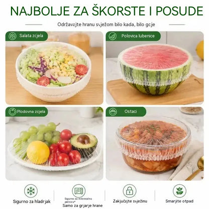 🔥【Posebna ponuda zadnjeg dana: 50% popusta】✨500 višekratnih i fleksibilnih plastičnih folija za hranu