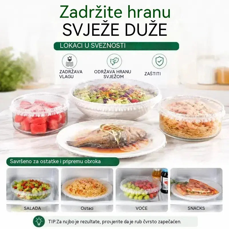🔥【Posebna ponuda zadnjeg dana: 50% popusta】✨500 višekratnih i fleksibilnih plastičnih folija za hranu