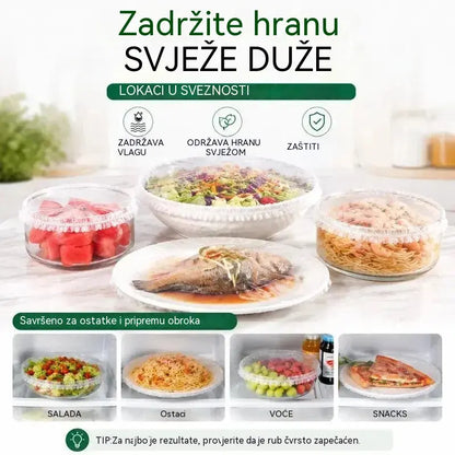 🔥【Posebna ponuda zadnjeg dana: 50% popusta】✨500 višekratnih i fleksibilnih plastičnih folija za hranu