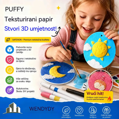 🎁Posebna iznenađujuća ponuda! 🔮Ovladajte čarolijom crtanja! 👩‍🎨Papir za crtanje s teksturom pjene