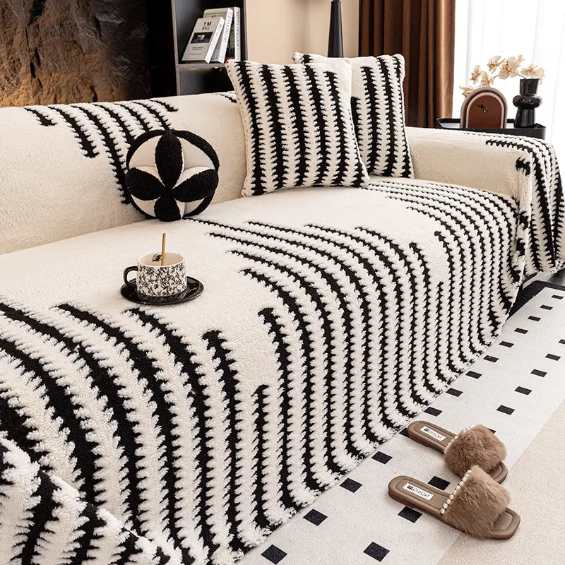 🎉Posebna ponuda! 🛋️Mekane i protuklizne plišane navlake za kauč【180 × 130 cm】