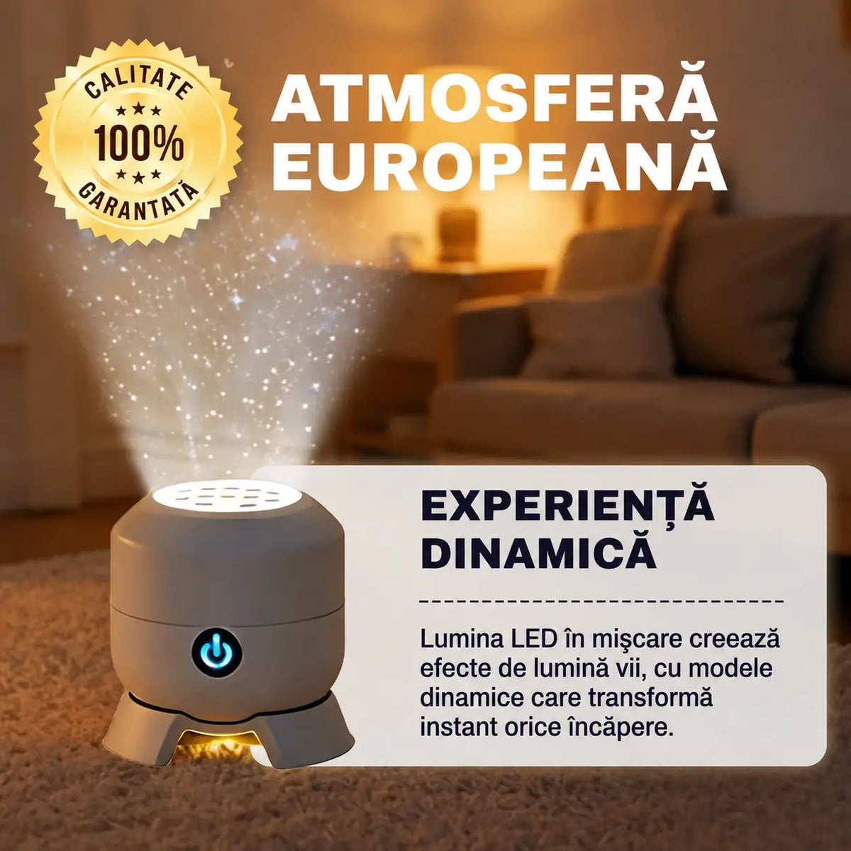 💖🌙 [U pola cijene] Rotirajuća LED projekcijska svjetiljka, model 2026 ☁️🔥✨