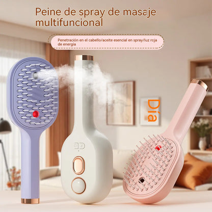 【50%OFF】💖💨Češalj s funkcijom prskanja jednim gumbom za učinkovito sprječavanje zapetljavanja kose.